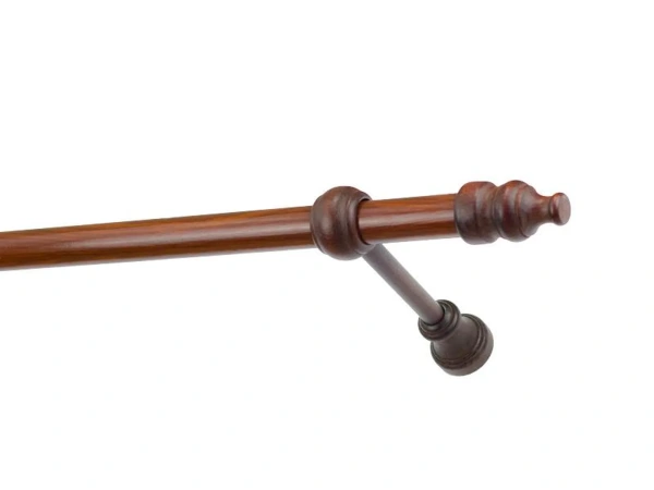 Garniže drevená 28mm jednoradové - ORECH 1