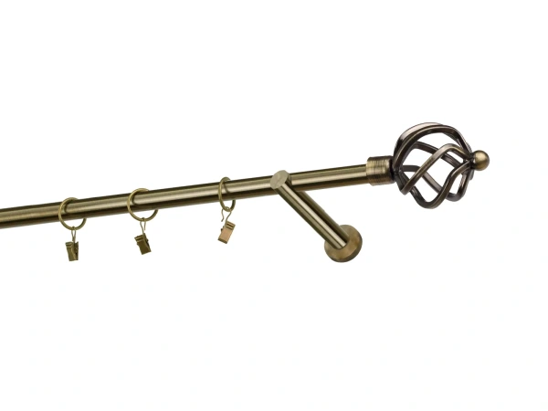 Garniže 19mm - jednoradové - SPIRAL - antik