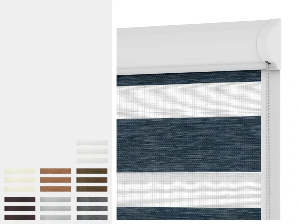 Roleta SWING - deň a noc - látka OLYMPOS