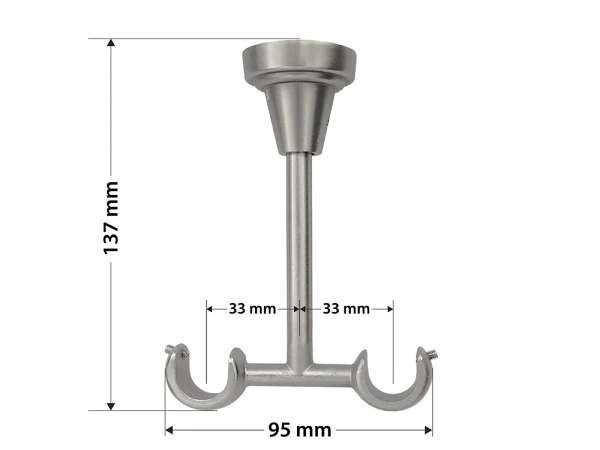 Garniže 19x19mm - dvojradové - ODEON - satin 5
