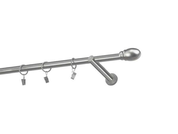 Garniže 19mm - jednoradové - BELUNO - satin