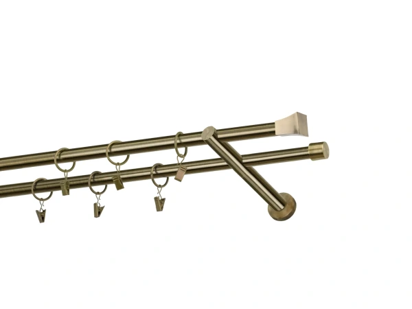 Garniže 16x16mm - dvojradové - PLUTON - antik