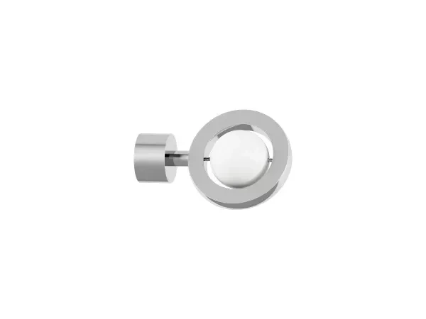 Garniža 19x19mm obyčajná tyč - 2rady - SFERA - biela