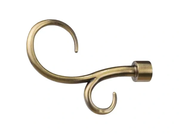 Garniže 16x16mm - dvojradové - HÁK DVOJITÝ - antik