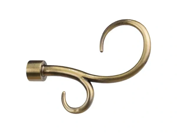 Garniže 16x16mm - dvojradové - HÁK DVOJITÝ - antik