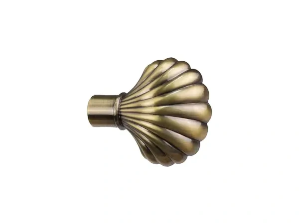 Garniže 16x16mm - dvojradové - MUŠLA - antik
