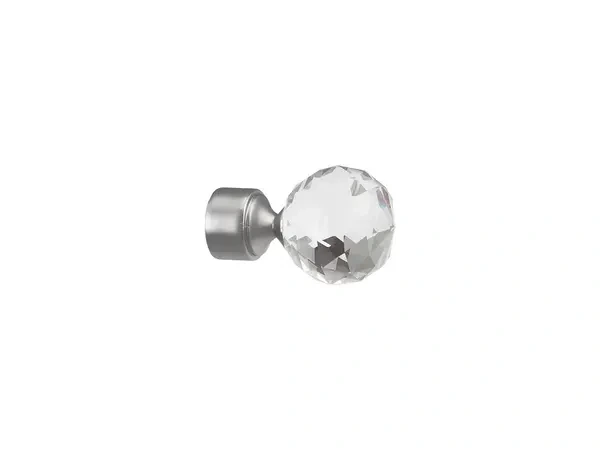 Garniža 19x19mm - drážková tyč - 2rady - GUĽA CRYSTAL - satin